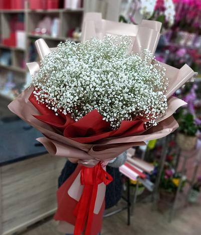 Букет цветов из: Гипсофила в Греческом