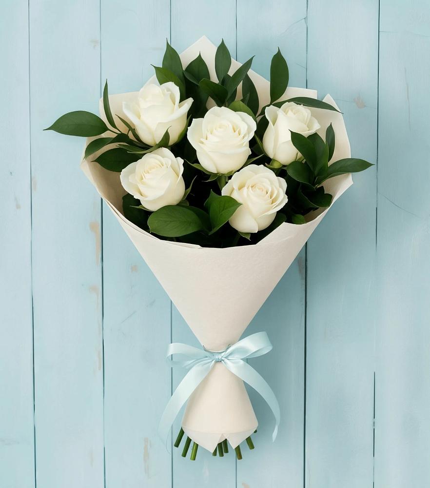 Букет цветов из: Розы в Греческом