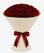 Букет 101 Бордовая роза Блэк Бакарра #REPLACE_PRED# Греческом