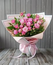 Букет Розовый кустик в Греческом