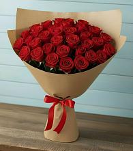 Букет Красные розы Милано в Греческом