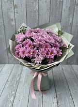 Букет цветов из:  Хризантемы в Греческом