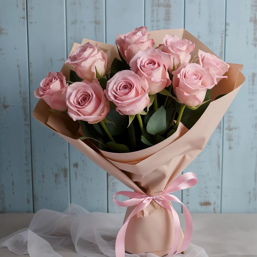 Букет цветов из: Розы в Греческом