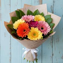 Букет цветов из:  Герберы в Греческом