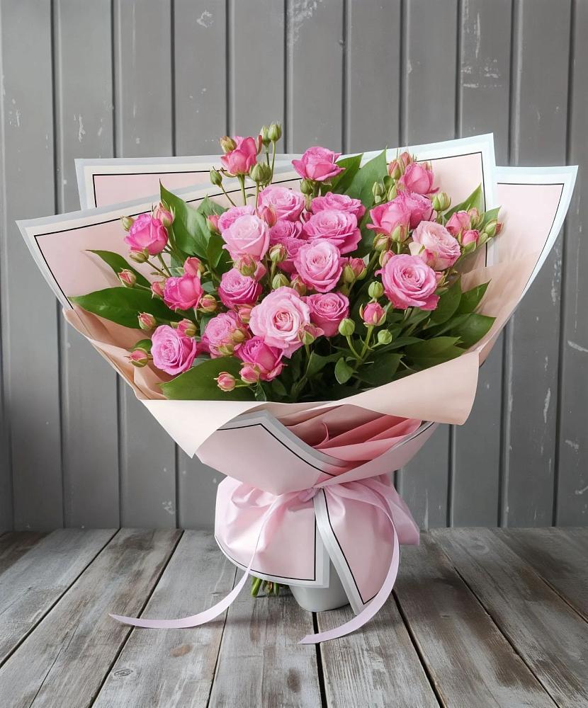 Букет Розовый кустик в Греческом