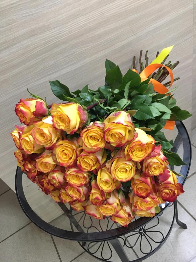 Букет Желтые розы в Греческом