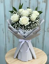 Букет цветов из:  Розы в Греческом