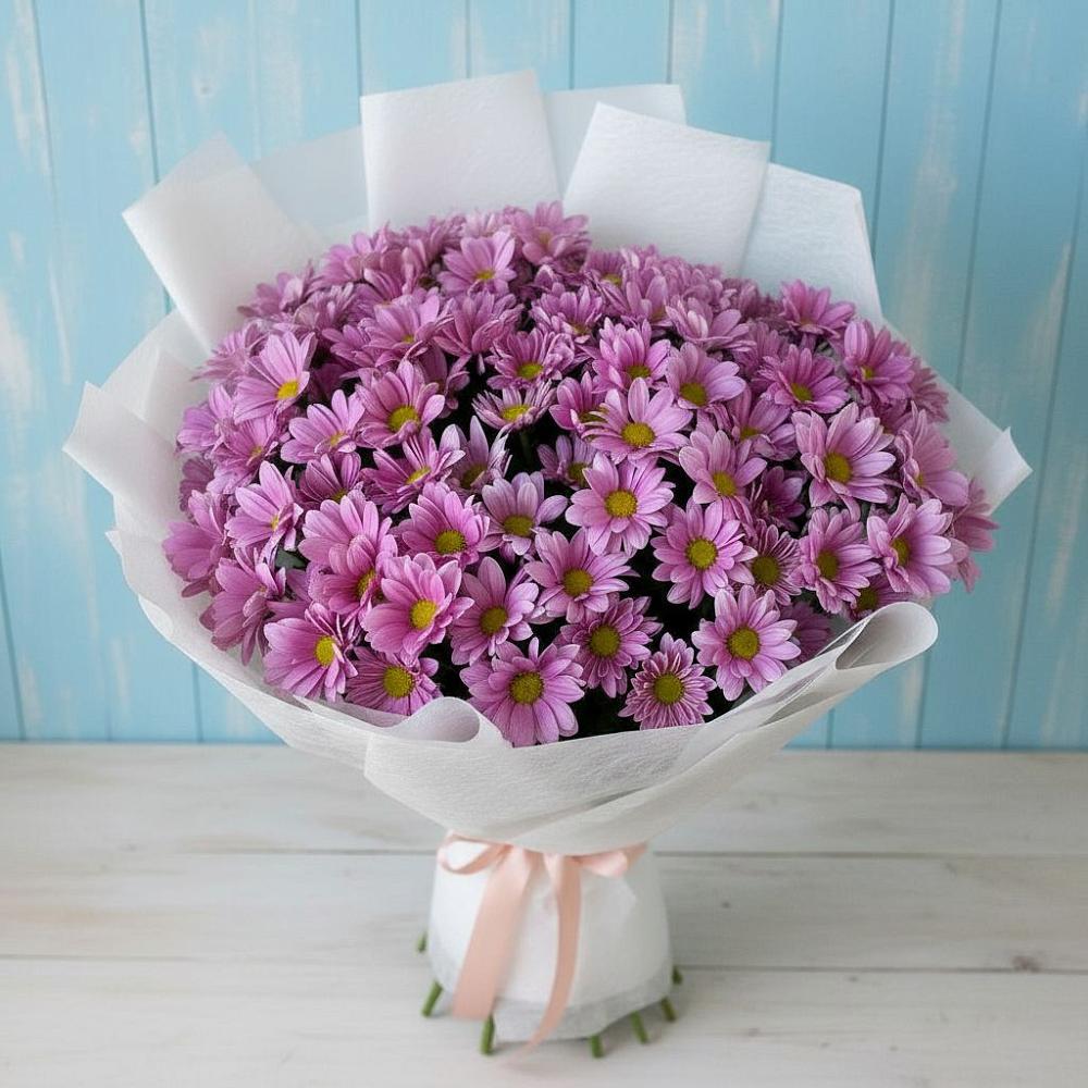 Букет цветов из: Хризантемы в Греческом