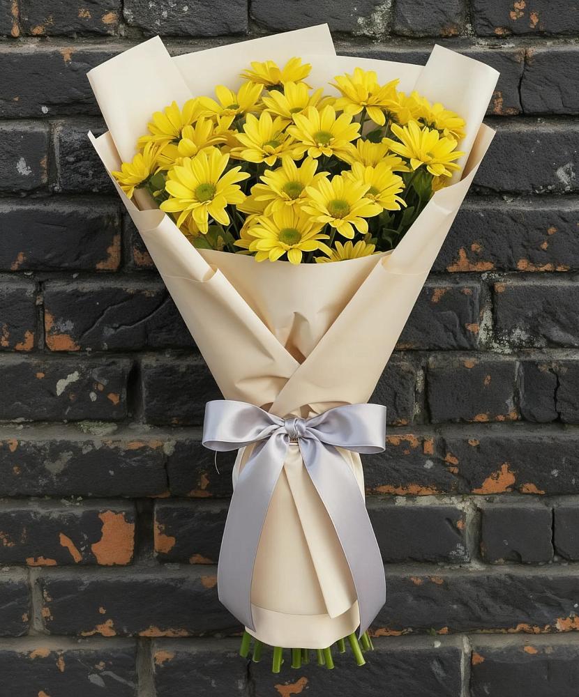 Букет цветов из: Хризантемы в Греческом